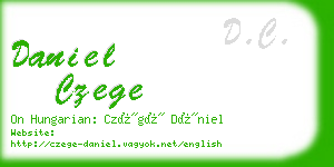 daniel czege business card